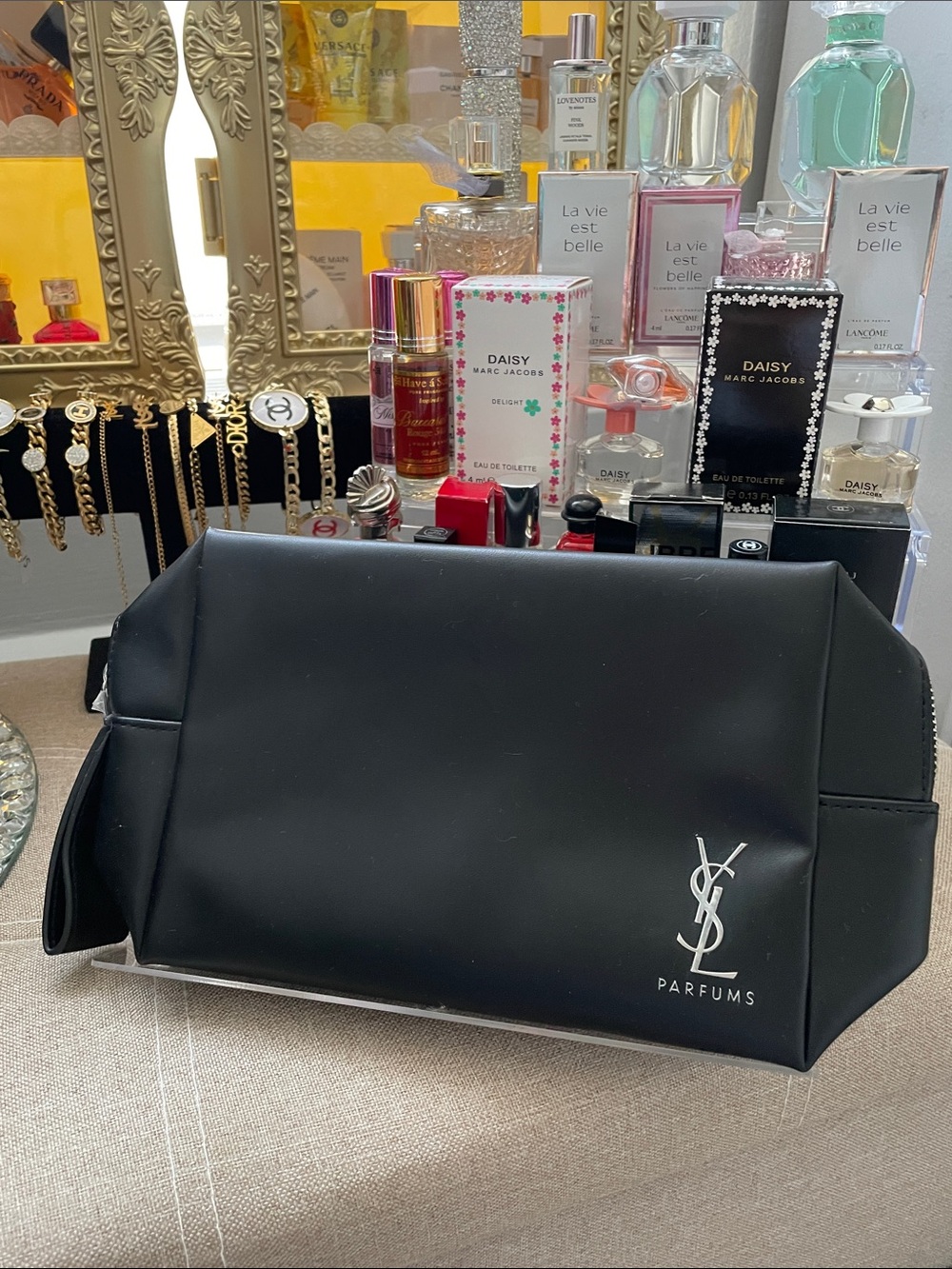 ✨🖤Black Unisex YSL Toiletry Bag🖤✨NEW
